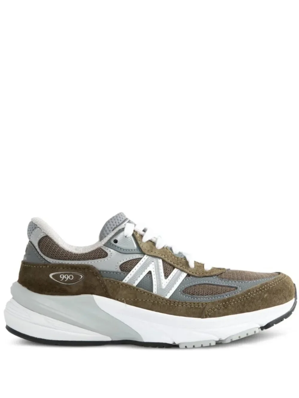 New Balance 990 v6 Sneakers in Olive Grey NIB, W 8.5/M 7
